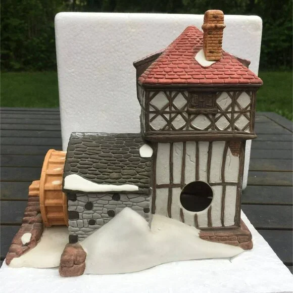 Dept 56 Blythe Pond Mill House - Dickens Village Lighted Decoration (no box) - Picture 8 of 9